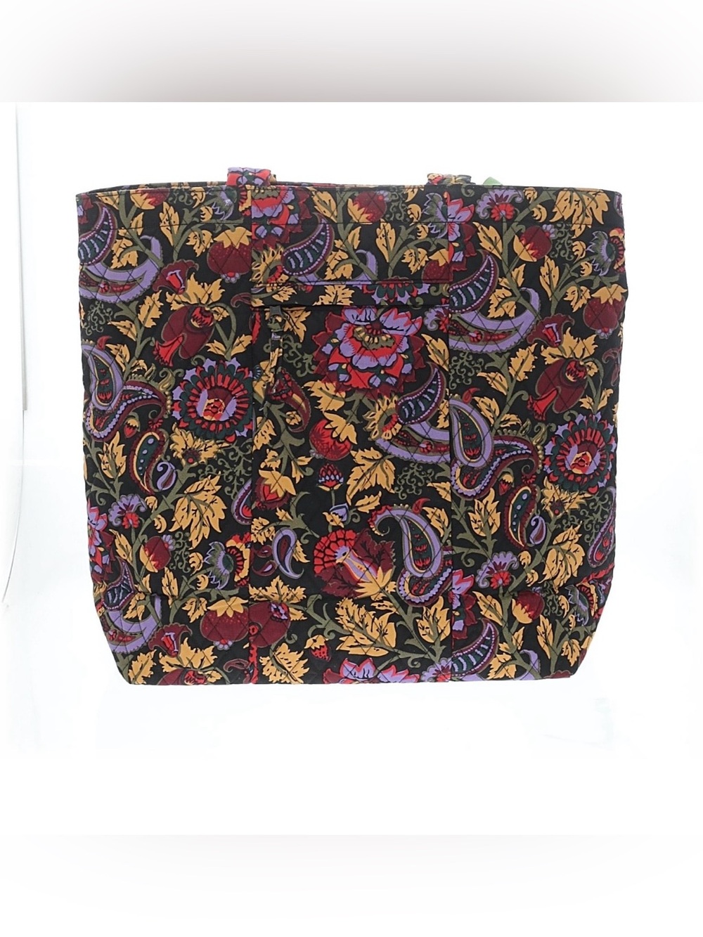 Vera Bradley Clermont Travel Tote. NWT Midnight Garden Paisley - Picture 3 of 8